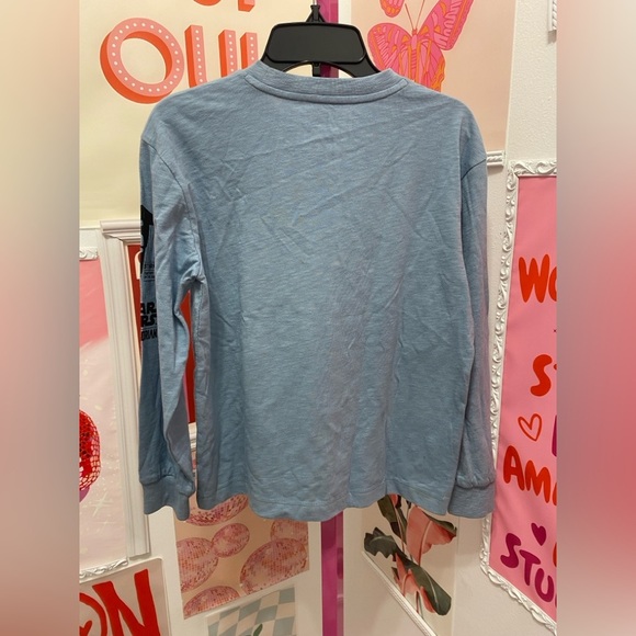 NWOT GAP x Star Wars Blue Long Sleeve Graphic Tee - Picture 3 of 6